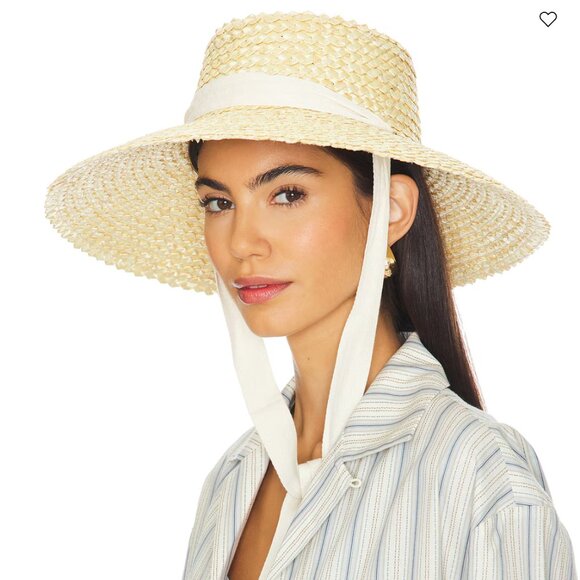 Lack Of Color Accessories - Lack of Color Paloma Sun Hat in Natural Light Cream Straw Wide Brim